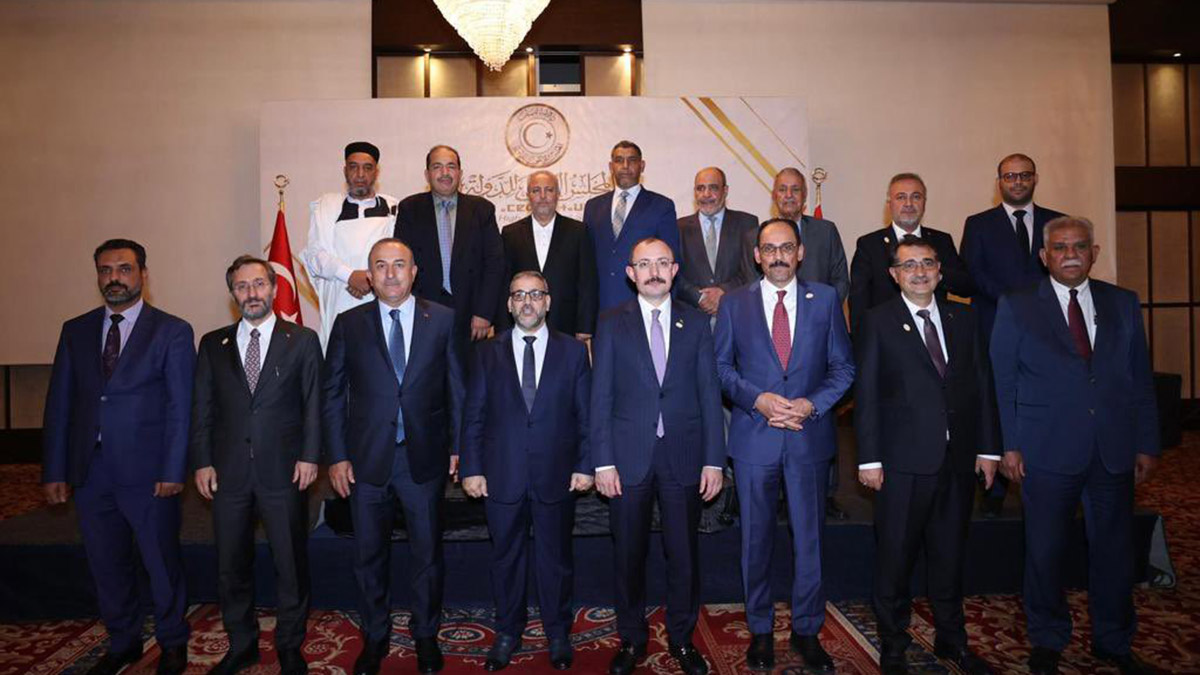 Çavuşoğlu başkanlığındaki Heyet, El-Meşri ile görüştü