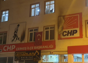 CHP Çerkeş İlçe Başkanlığı'na saldırı
