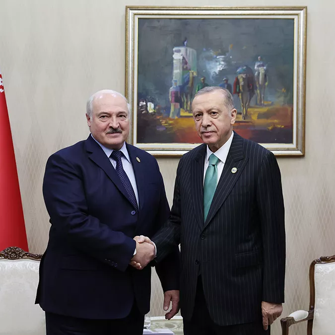 Cumhurbaskani erdogan belarus devlet baskani ile gorustu 9540 dhaphoto1 - dış haberler - haberton