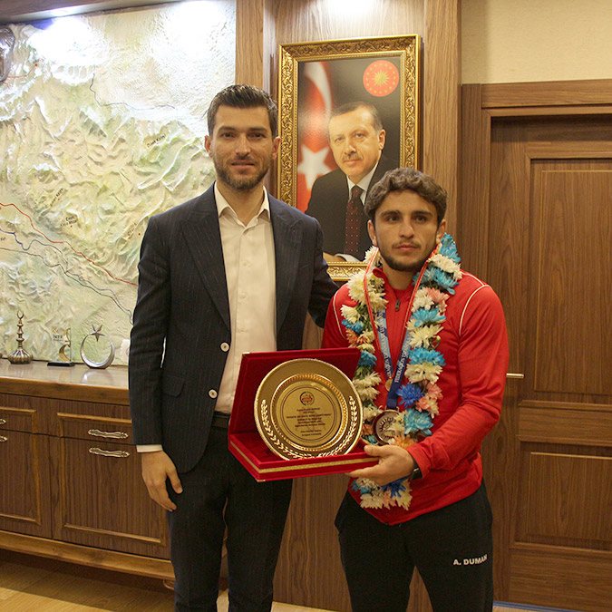 Ahmet Duman Tokat'ta coşkuyla karşılandı