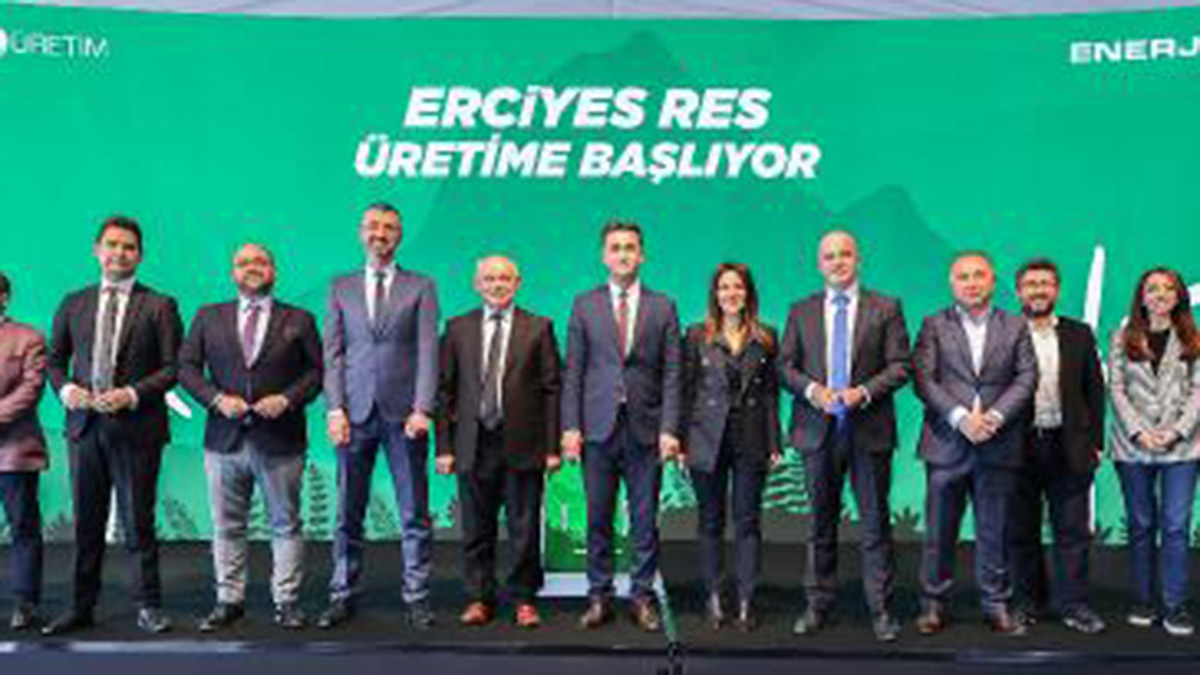 Enerjisa Üretim Erciyes RES'i devreye aldı