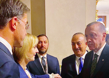 Erdoğan İngiltere ve Hollanda Başbakanlarıyla sohbet etti