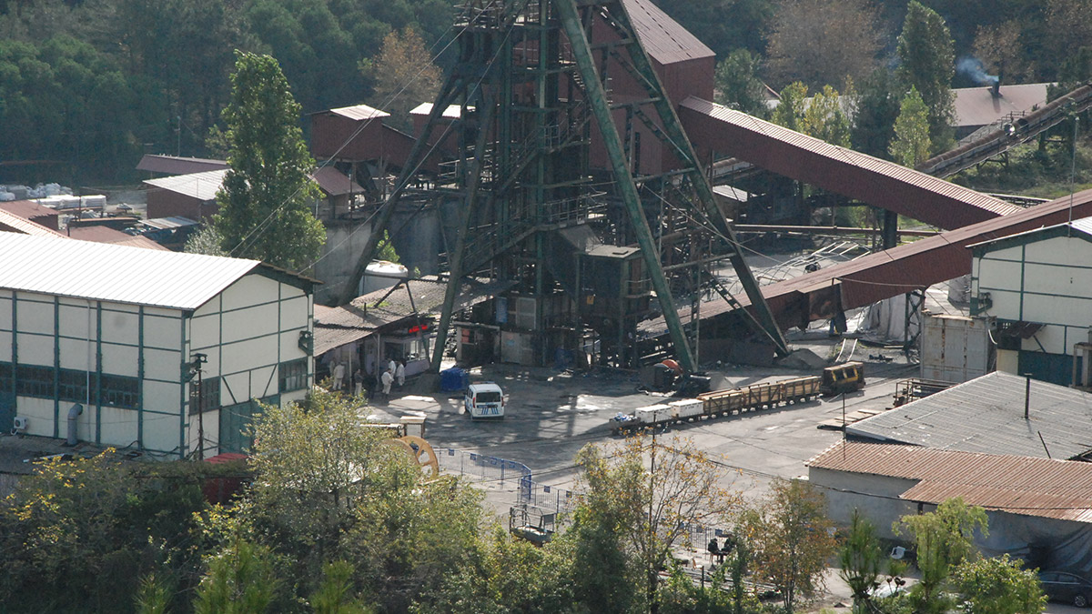 Maden ocağında 3'üncü baraj yapımına başlandı