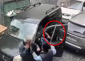 Döner bıçağıyla otomobil sürücüsüne saldırı