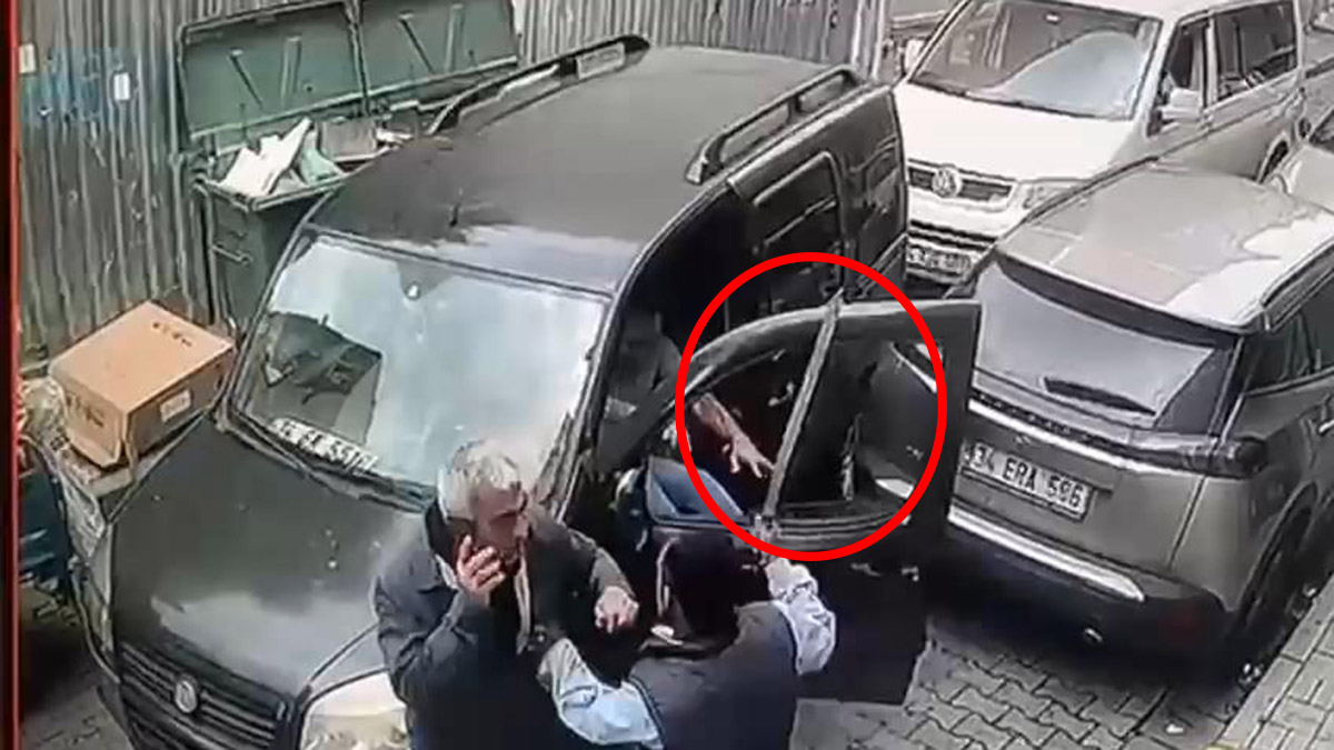 Döner bıçağıyla otomobil sürücüsüne saldırı