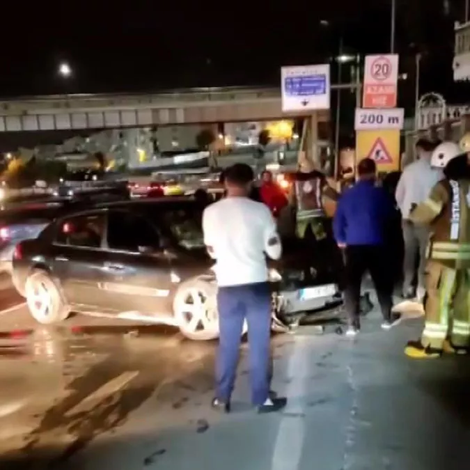 Fatih'te kaza; 3 bölge hakemi yaralandı