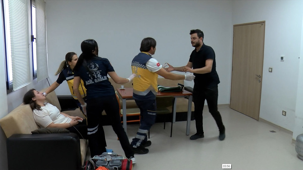 Hatay'da 'Beyaz Kod' tatbikatı