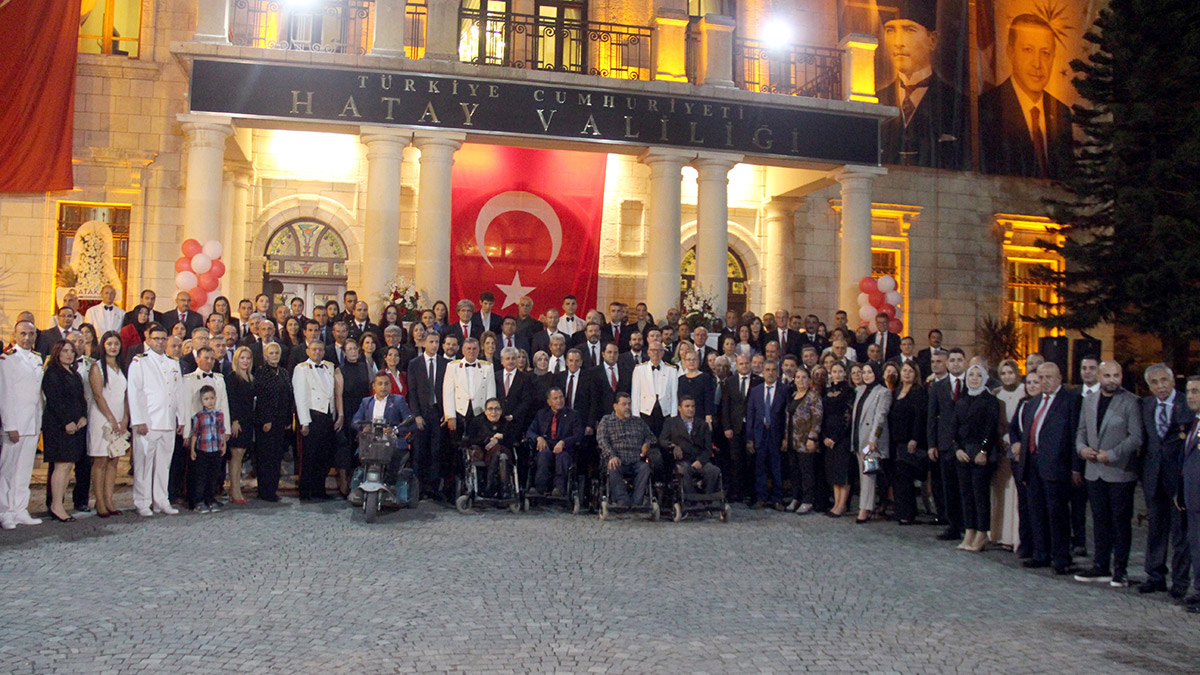 Hatay'da 29 Ekim resepsiyonu