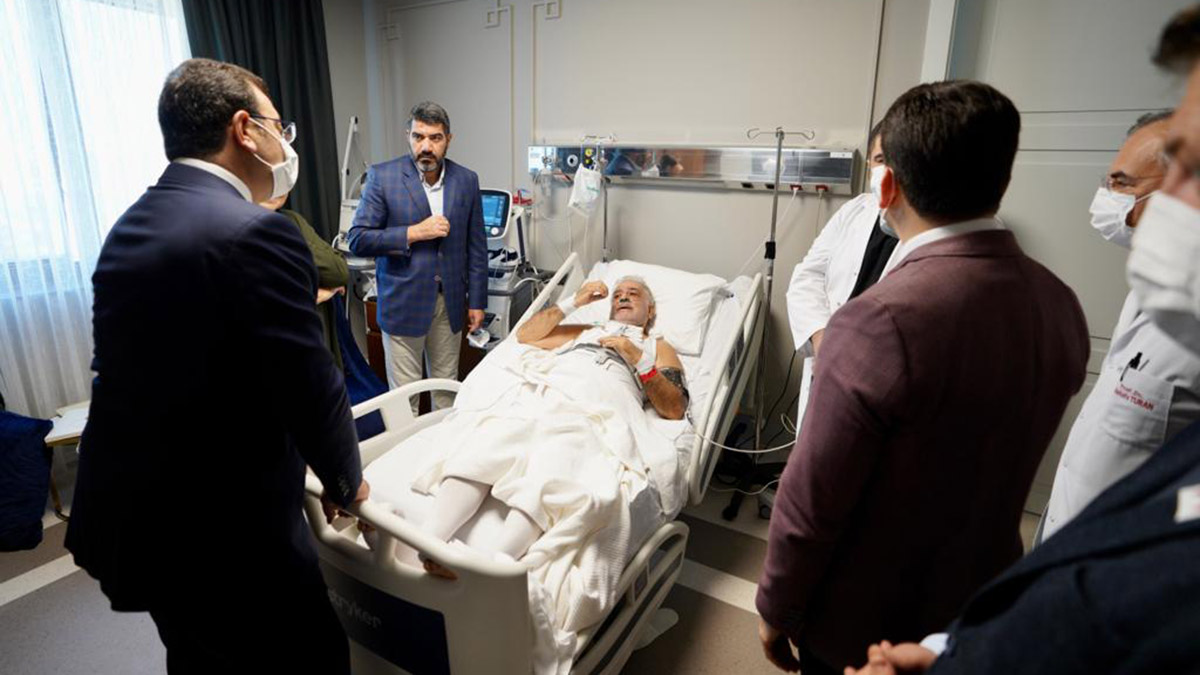 Ekrem İmamoğlu Binali Yıldırım'ı ziyaret etti