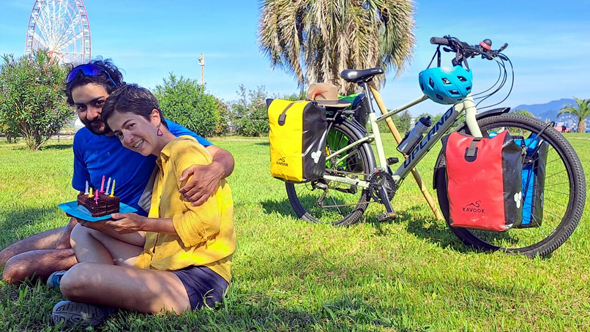 'Kadın Hayat Özgürlük' sloganıyla pedal çeviriyorlar