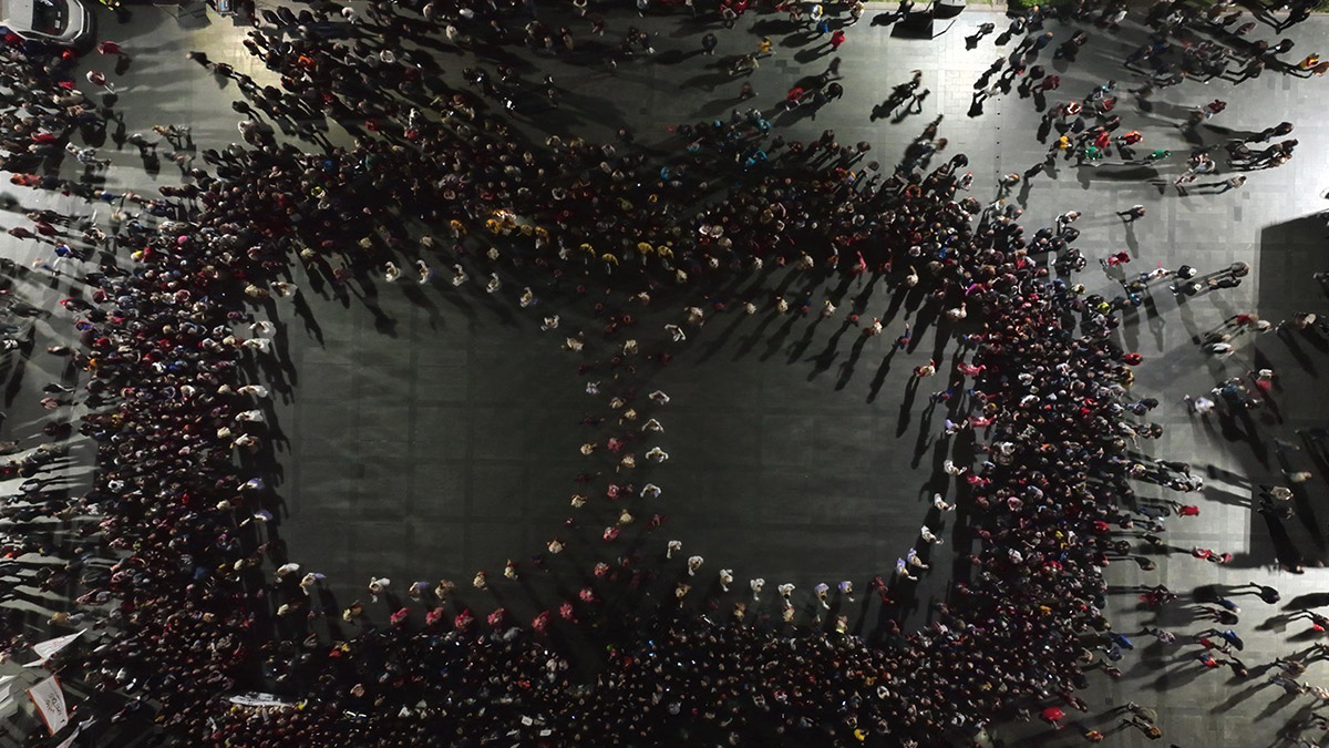 Cumhuriyet Bayramı coşkusu zeybek gösterisiyle renklendi