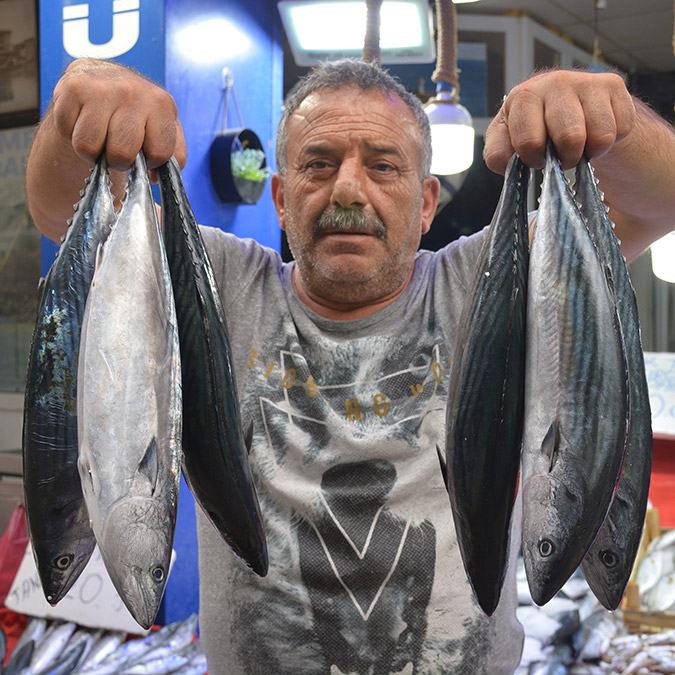 Tezgahlarda palamut çok, cepte para yok