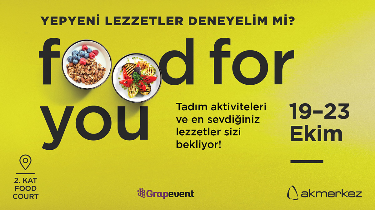 "Food For You" lezzet tutkunlarını ağırlıyor