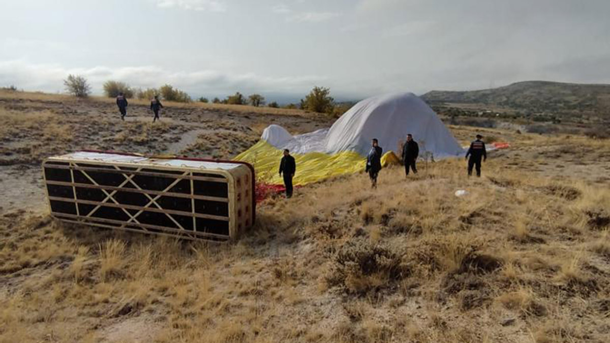 Kapadokya'da balon kazasında pilot tutuklandı
