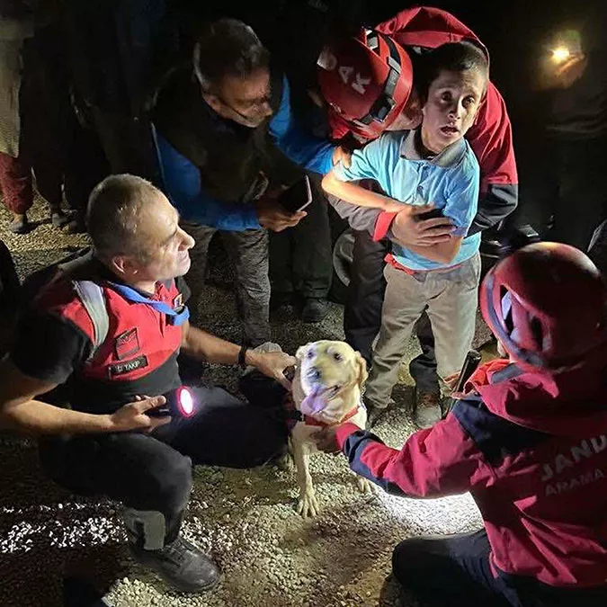 Okuldan kaçan aşkın'ı iz takip köpeği buldu