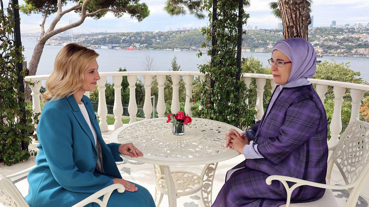 Olena Zelenska Türkiye'deki temaslarını sürdürüyor