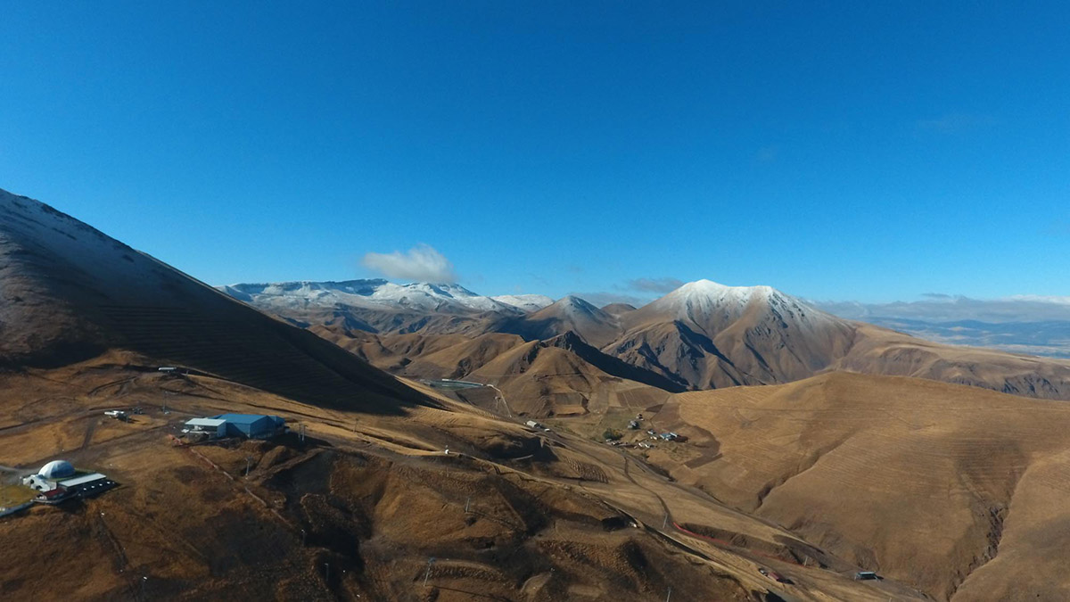 Palandöken'e mevsimin ikinci karı yağdı
