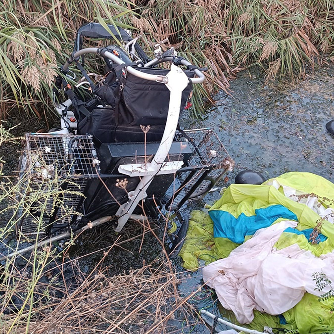 Polisevi saldırısında kullanılan hava aracının parçaları ele geçirildi