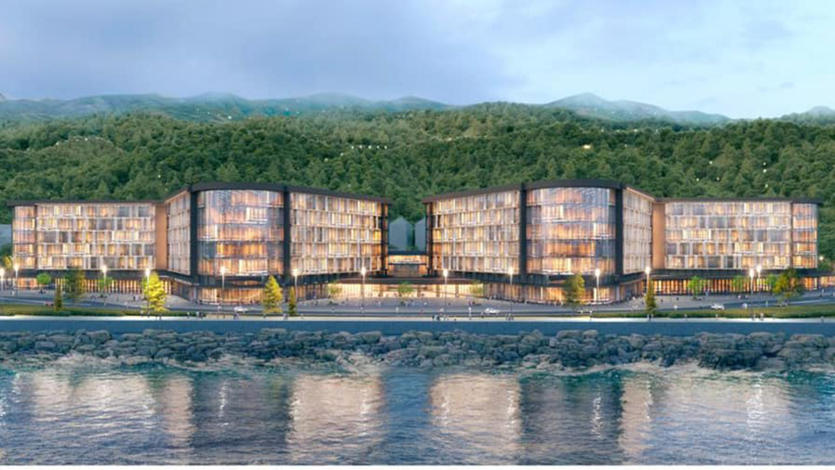 Rize Şehir Hastanesi'nin dolgusu yüzde 73 tamamlandı