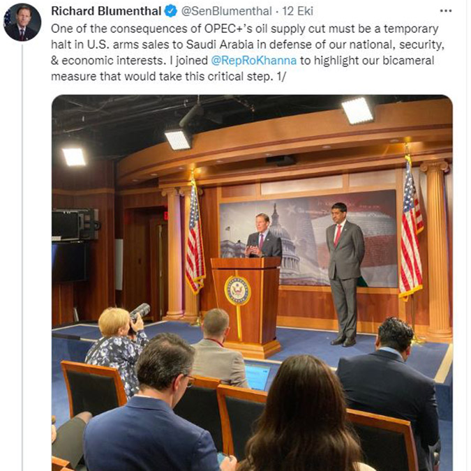 Suudi Arabistan Dışişleri Bakanlığı, dün uzun bir açıklama yaparak eleştirilerin gerçeklere dayanmadığını ve petrol üretimini azaltma kararının tamamen ekonomik olduğunu vurgulandı.