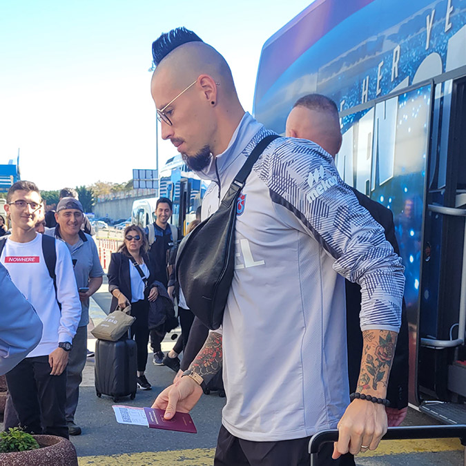 Trabzonspor Belgrad'a gitti