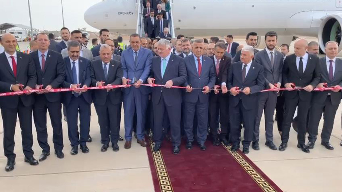 İstanbul'dan Kerkük'e ilk uçuş