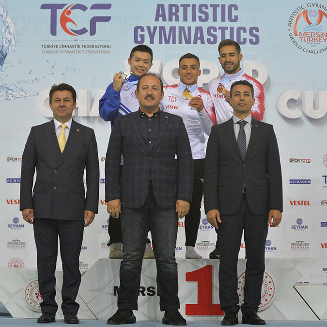Artistik Cimnastik Dünya Challenge Kupası'nda 8 madalya aldık