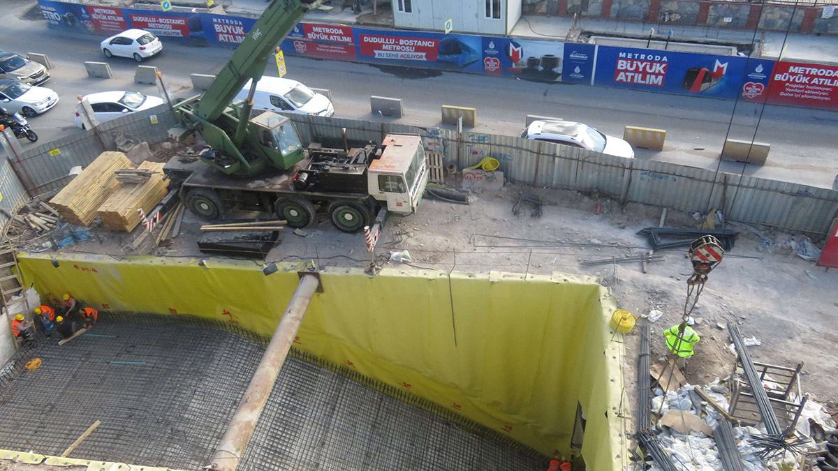 Ümraniye'de metro şantiyesinde hırsızlık iddiası