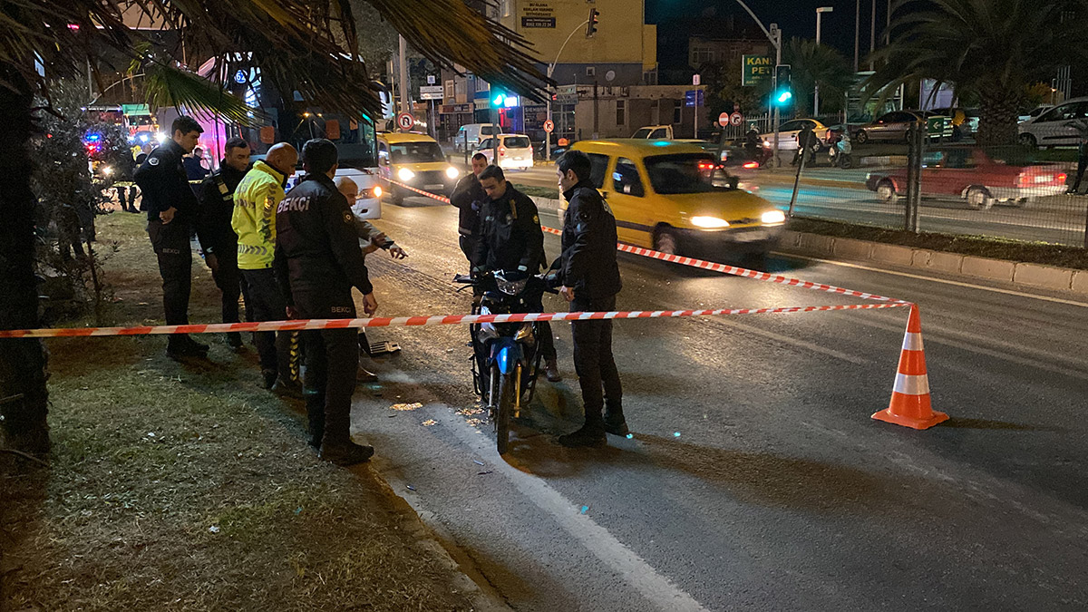 Yolcu otobüsünün çarptığı motosikletli öldü