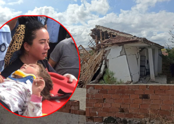 Yozgat'ta doğal gaz patlaması; 2 katlı bina çöktü