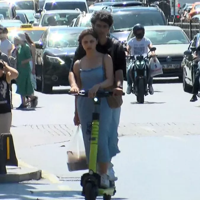 15 yaşın altındakiler skuter kullanıyor
