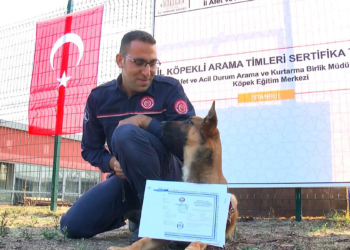 AFAD'dan Köpekli Arama Timi sertifika töreni