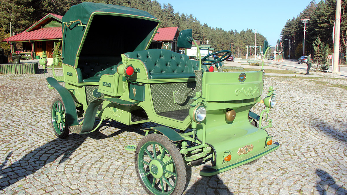 Abant Gölü Milli Parkı'nda elektrikli fayton dönemi