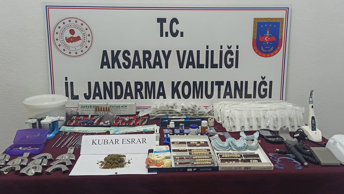 Aksaray'da sahte diş hekimine gözaltı