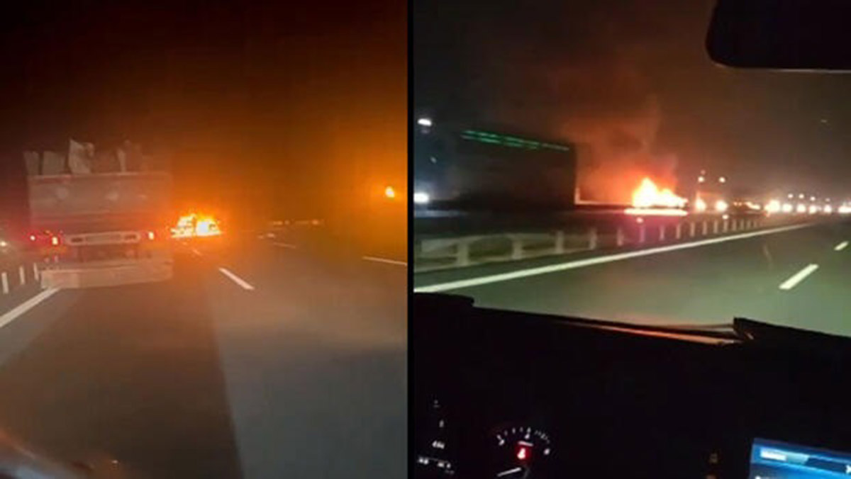 Ankara'da alev alan otomobildeki 3 kişi öldü