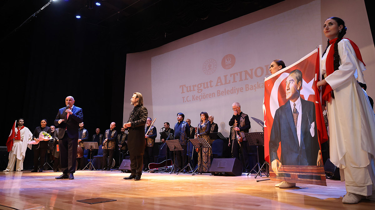 Atatürk'ün sevdiği şarkılar Keçiören'de yankılandı