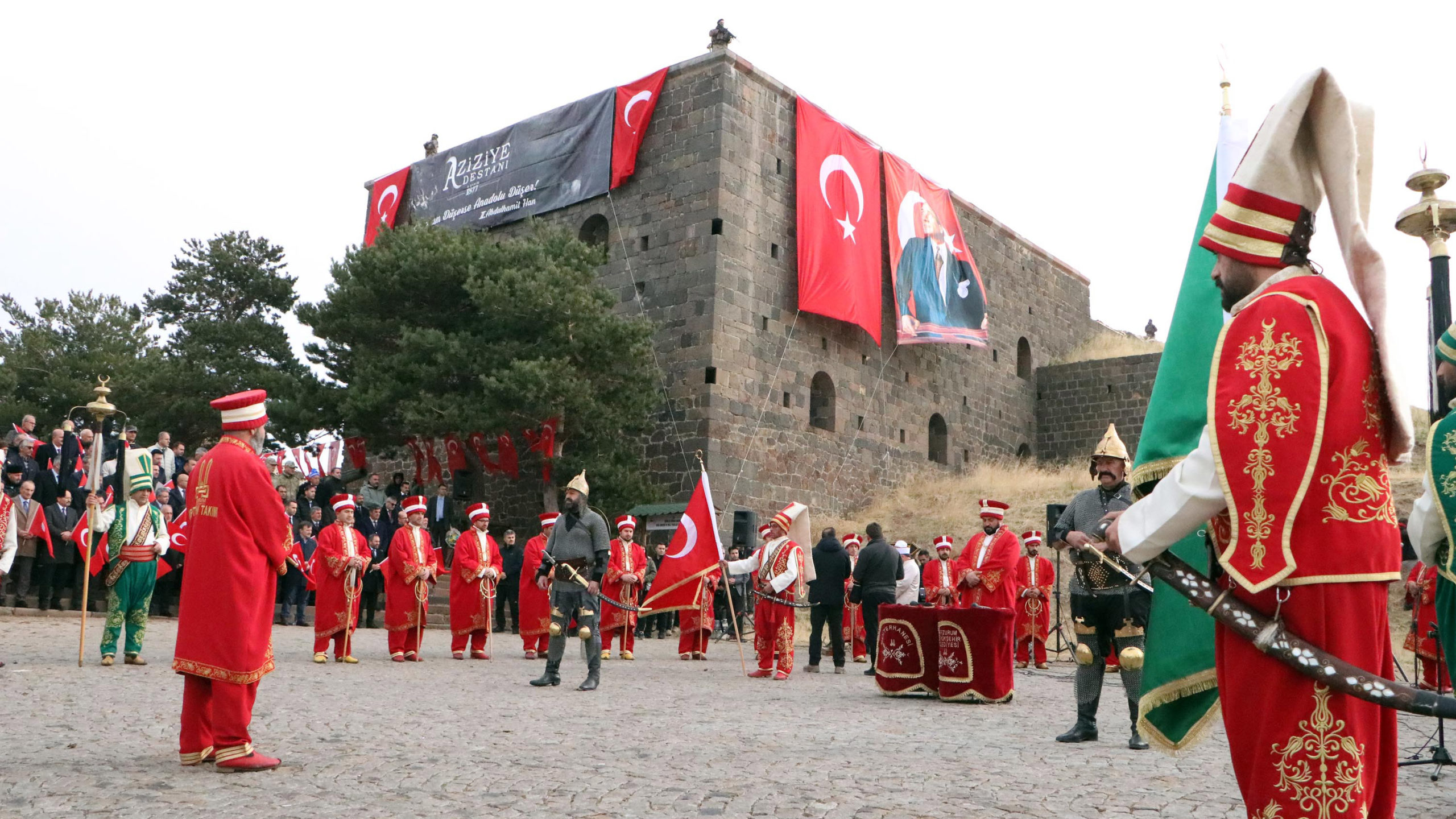 Aziziye müdafaasının 145'inci yılı törenle kutlandı
