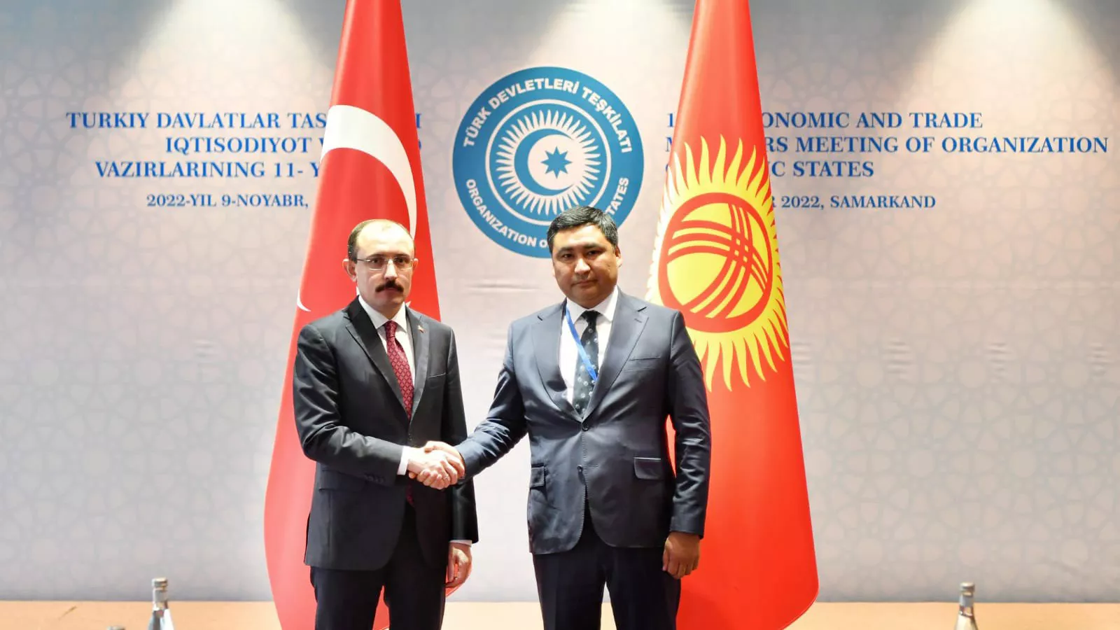 Bakan muş, kırgızistan ticaret bakanı ile görüştü