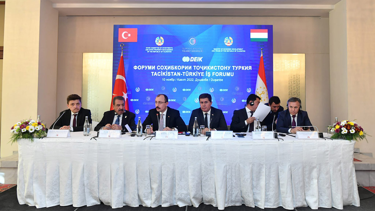 Bakanı Muş'un Tacikistan temasları sürüyor