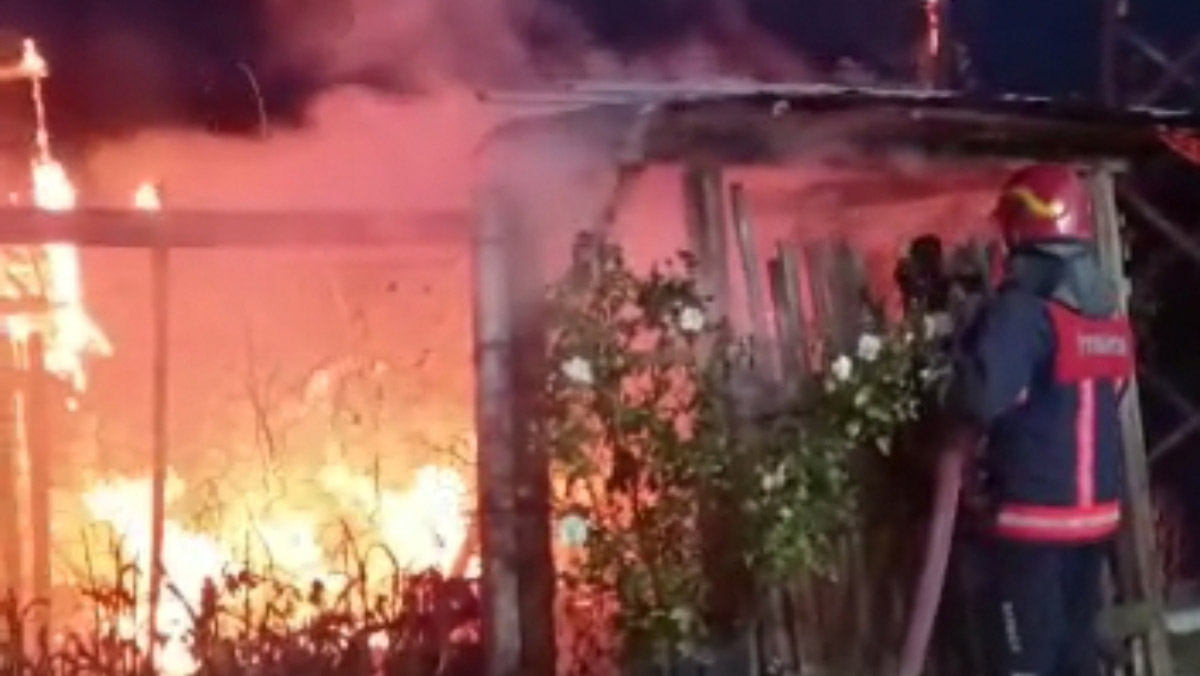 Bursa'da bağ evi yangında küle döndü