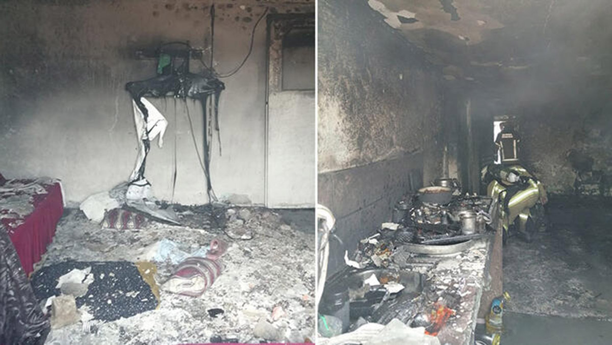 Bursa'da evde çıkan yangında 3 kardeş yaralandı