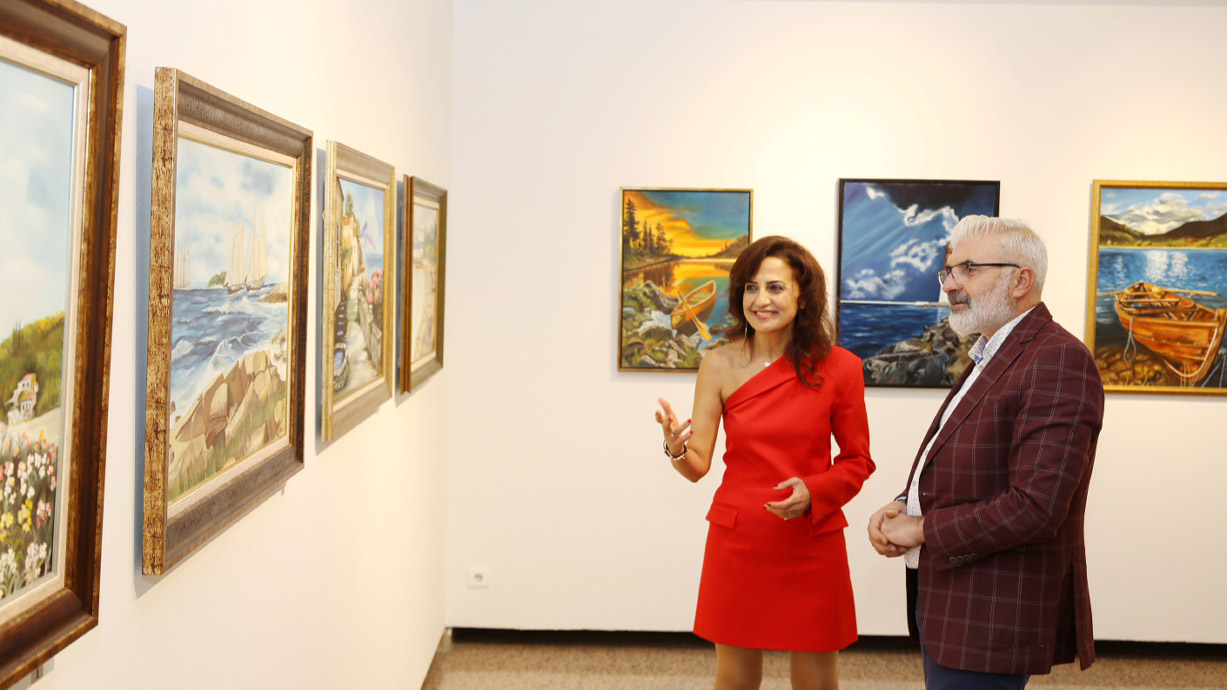 'Bütüne Dair' isimli resim sergisi açıldı