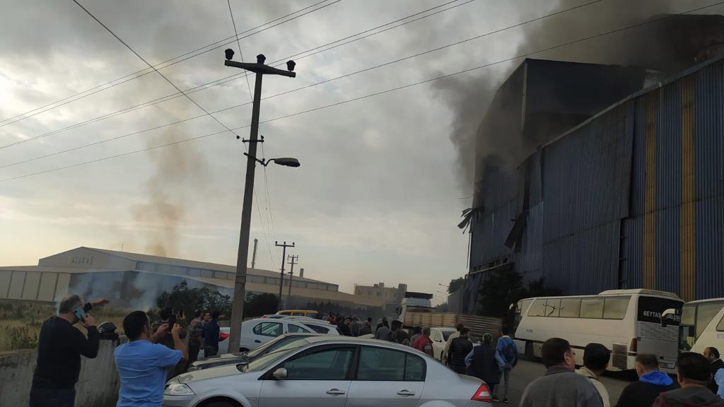 Demir-çelik fabrikasında patlama