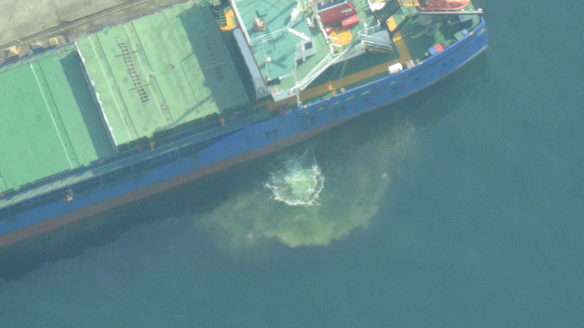 Denizi kirleten gemiye 3 milyon 550 bin lira ceza 