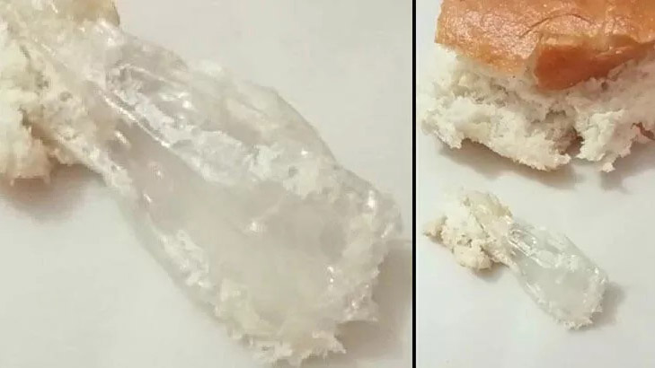 Ekmeğin içinden poşet çıkınca polise gidip şikayetçi oldu