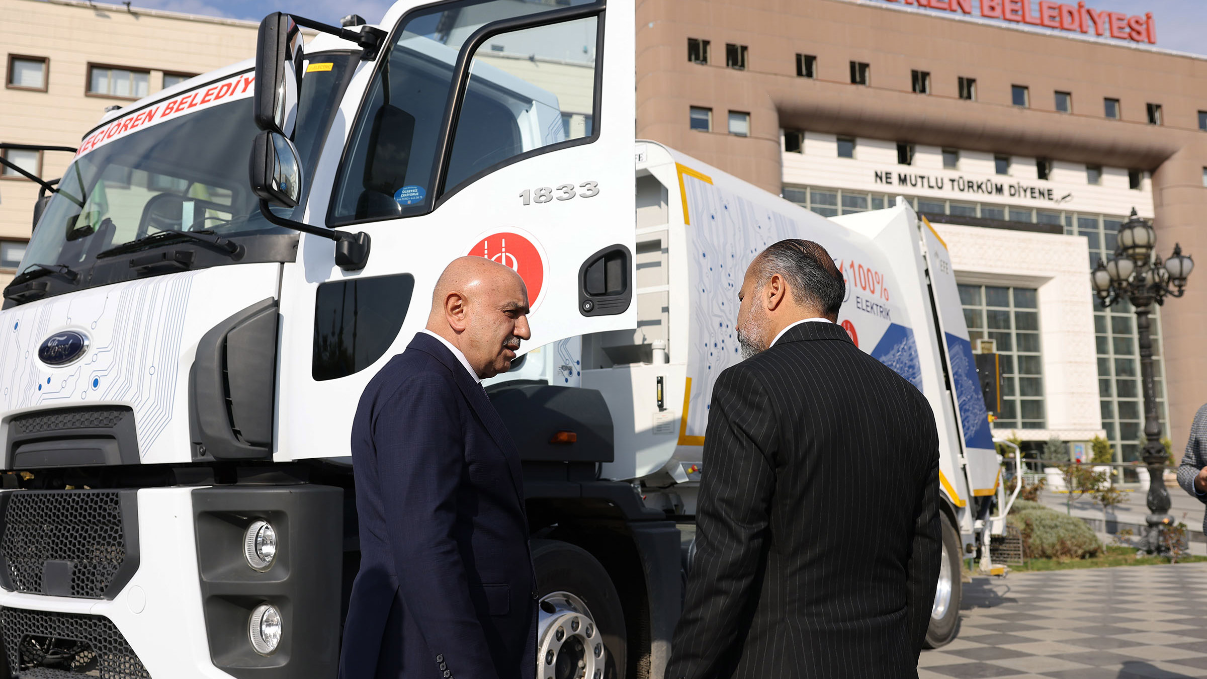 Elektrikli kamyon Keçiören'de test edildi