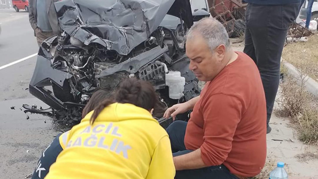 Enez Belediye Başkanı Günenç kazada yaralandı