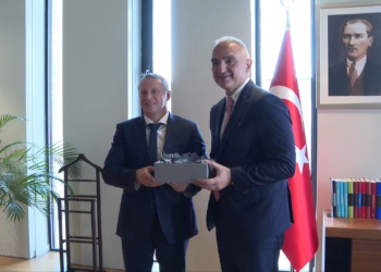 Ersoy İsrail Turizm Bakanı Razvozov ile görüştü
