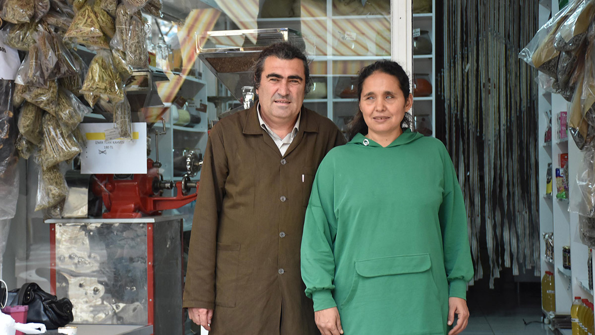 Girişimci görme engelli çiftten 'engelsiz' dükkan