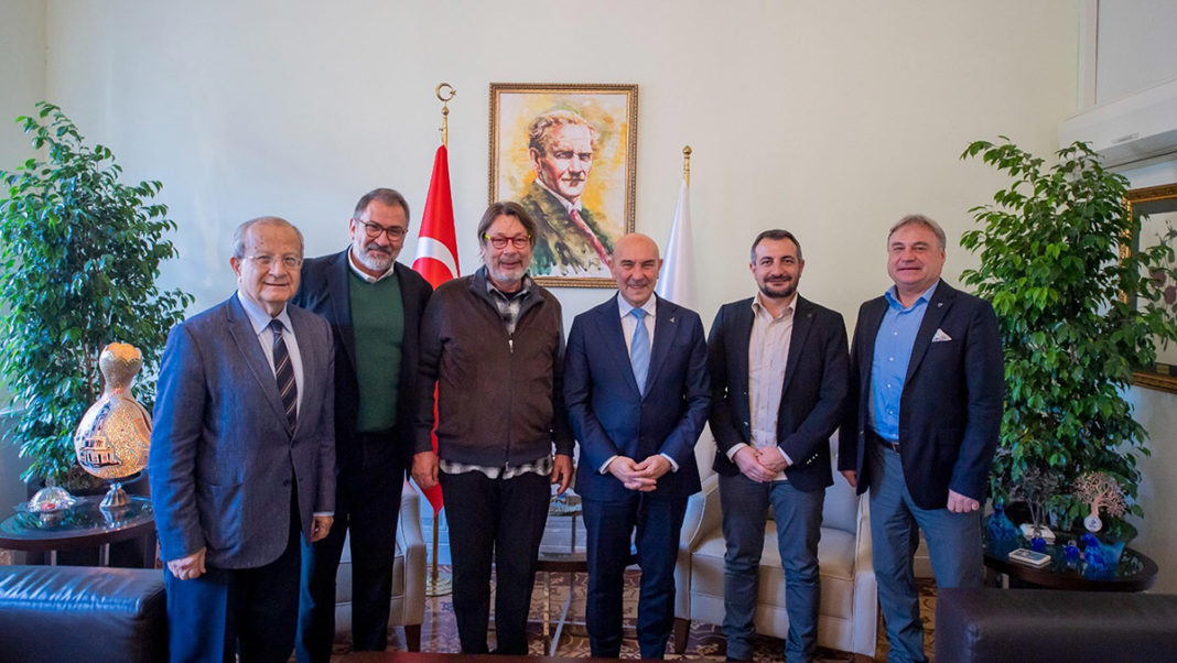 Göztepe ile Altay başkanları Egemenlik Evi'inde